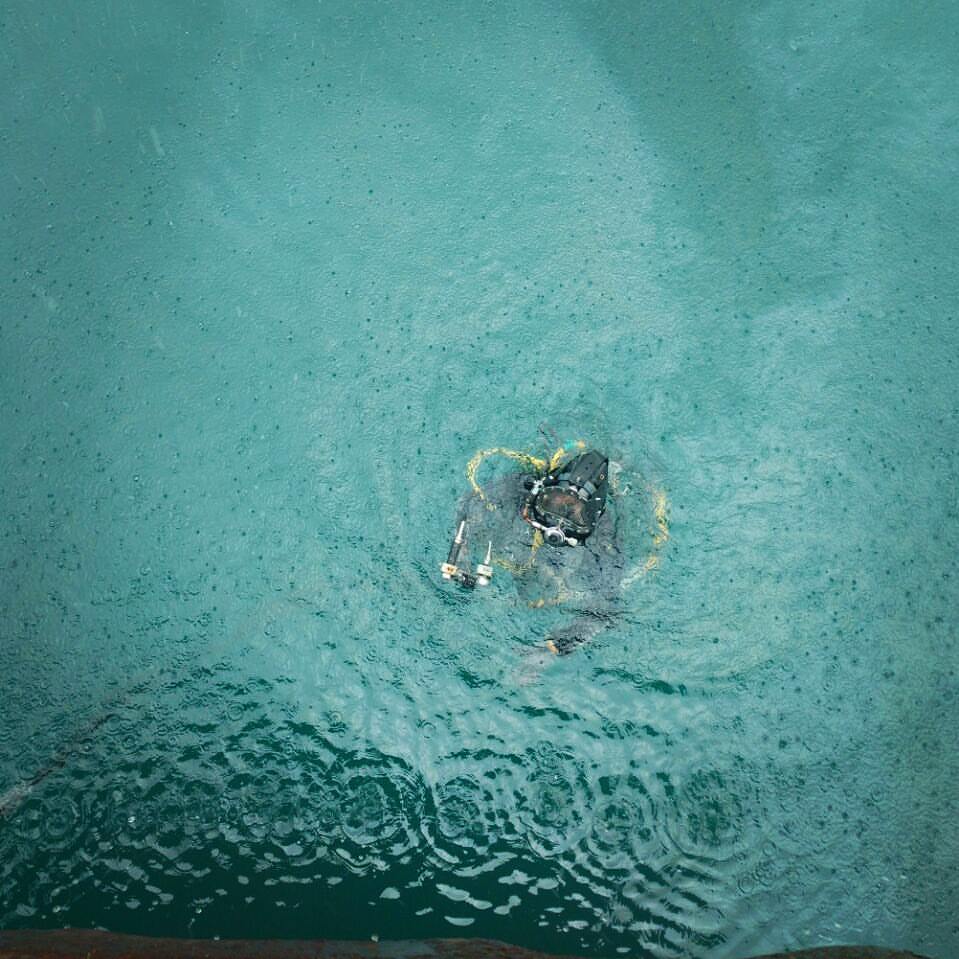 Operação de mergulho offshore