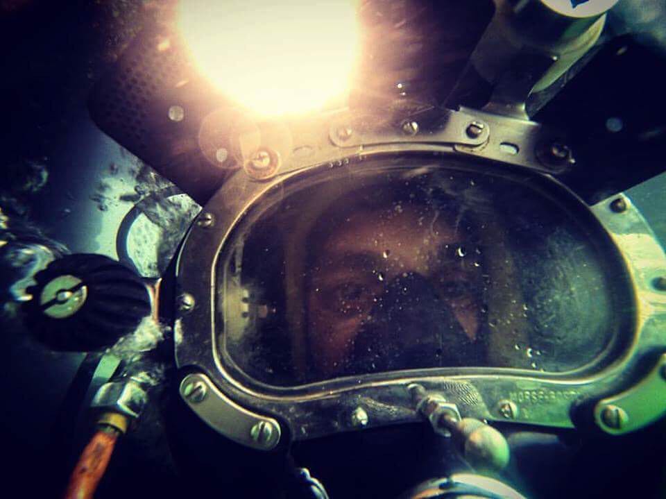 Operação subaquática da equipe Global Offshore